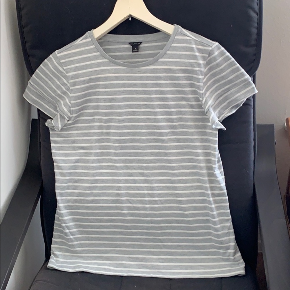 Ann Taylor brand fluffy sleeve t-shirt